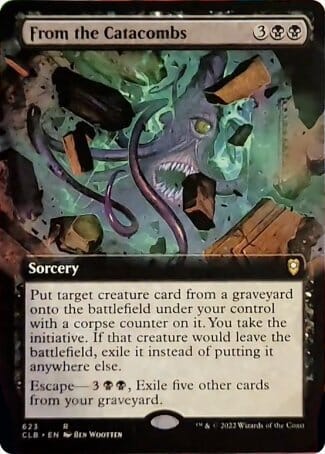 From the Catacombs (Extended Art) [Commander Legends: Battle for Baldur's Gate] MTG Single Magic: The Gathering  | Multizone: Comics And Games