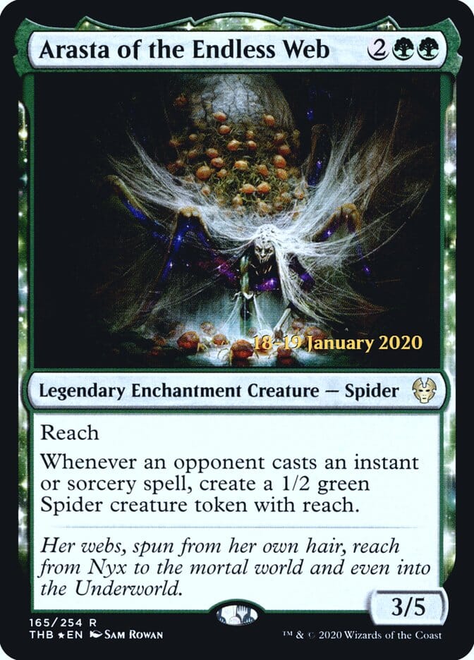 Arasta of the Endless Web [Theros Beyond Death Prerelease Promos] MTG Single Magic: The Gathering  | Multizone: Comics And Games