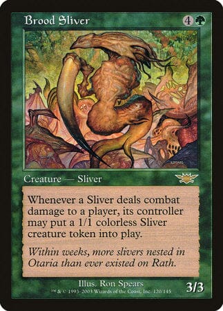 Brood Sliver [Legions] MTG Single Magic: The Gathering  | Multizone: Comics And Games