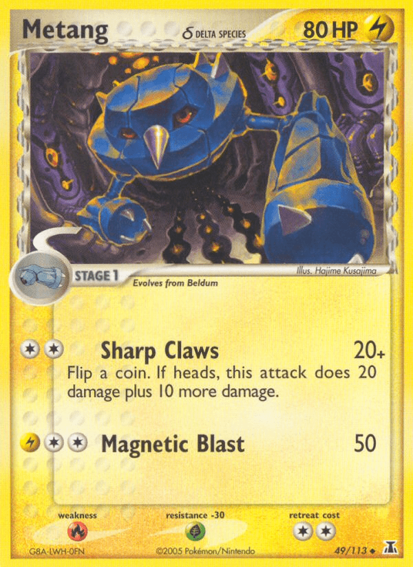 Metang (49/113) (Delta Species) [EX: Delta Species] Pokemon Single Pokémon  | Multizone: Comics And Games