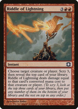 Riddle of Lightning [Future Sight] MTG Single Magic: The Gathering  | Multizone: Comics And Games