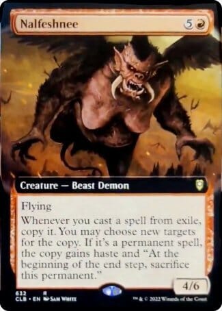 Nalfeshnee (Extended Art) [Commander Legends: Battle for Baldur's Gate] MTG Single Magic: The Gathering  | Multizone: Comics And Games