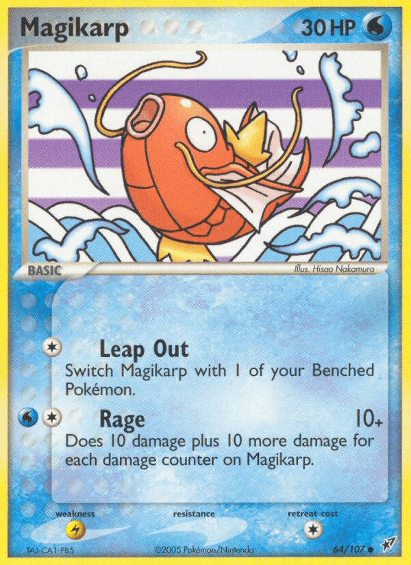 Magikarp (64/107) [EX: Deoxys] Pokemon Single Pokémon  | Multizone: Comics And Games