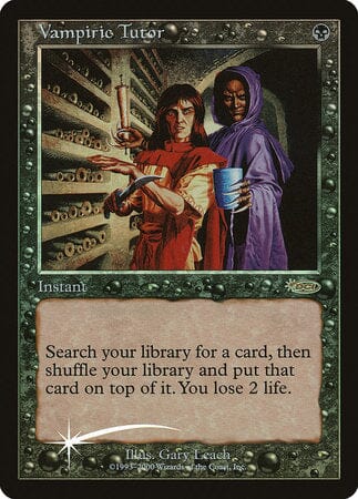 Vampiric Tutor [Judge Gift Cards 2000] MTG Single Magic: The Gathering  | Multizone: Comics And Games