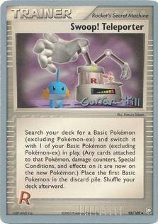Swoop! Teleporter (92/109) (Bright Aura - Curran Hill's) [World Championships 2005] Pokemon Single Pokémon  | Multizone: Comics And Games