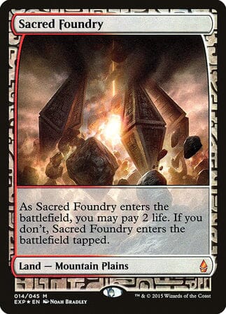 Sacred Foundry [Zendikar Expeditions] MTG Single Magic: The Gathering  | Multizone: Comics And Games