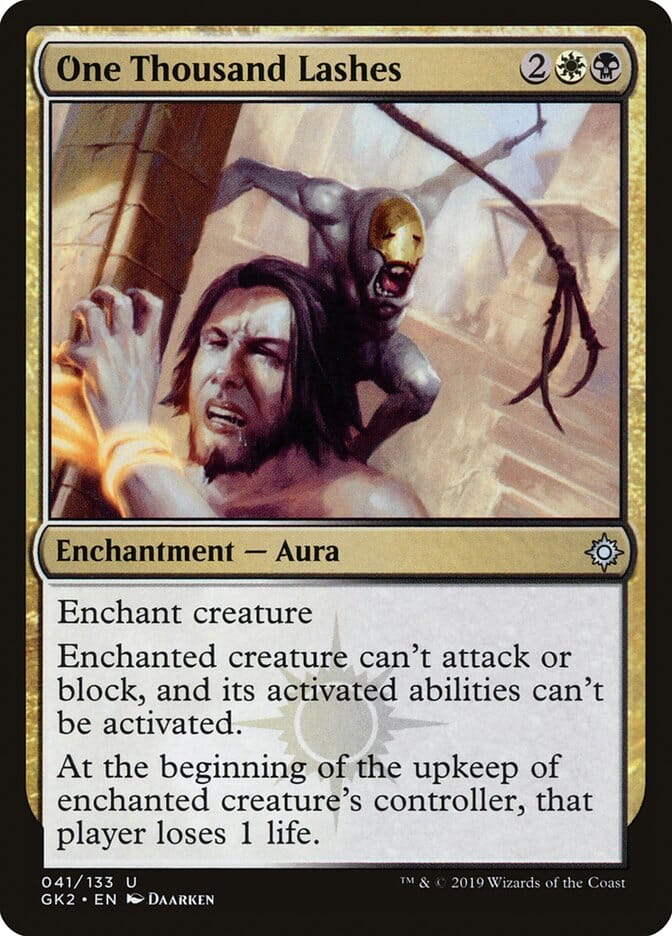 One Thousand Lashes [Ravnica Allegiance Guild Kit] MTG Single Magic: The Gathering  | Multizone: Comics And Games