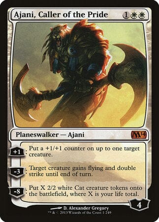 Ajani, Caller of the Pride [Magic 2014] MTG Single Magic: The Gathering  | Multizone: Comics And Games