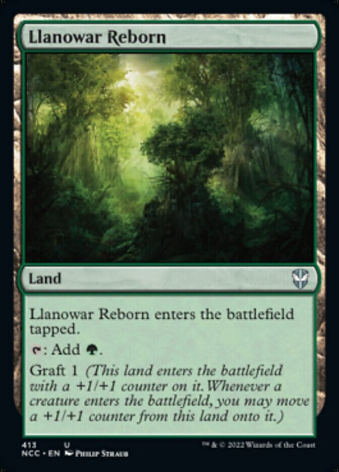 Llanowar Reborn [Streets of New Capenna Commander] MTG Single Magic: The Gathering  | Multizone: Comics And Games
