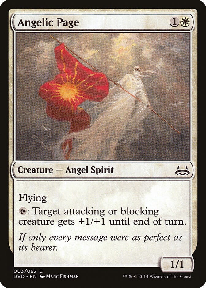 Angelic Page (Divine vs. Demonic) [Duel Decks Anthology] MTG Single Magic: The Gathering  | Multizone: Comics And Games