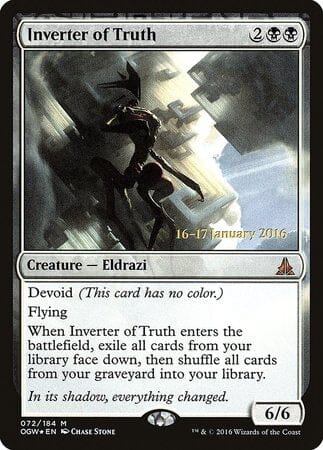 Inverter of Truth [Oath of the Gatewatch Promos] MTG Single Magic: The Gathering  | Multizone: Comics And Games