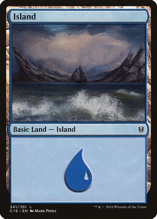 Island (341) [Commander 2016] MTG Single Magic: The Gathering  | Multizone: Comics And Games