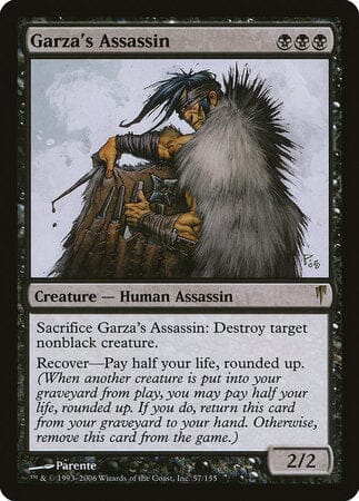 Garza's Assassin [Coldsnap] MTG Single Magic: The Gathering  | Multizone: Comics And Games