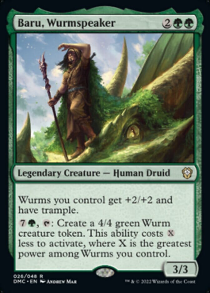 Baru, Wurmspeaker [Dominaria United Commander] MTG Single Magic: The Gathering  | Multizone: Comics And Games