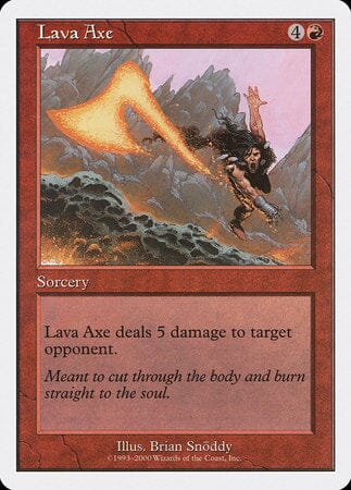 Lava Axe [Starter 2000] MTG Single Magic: The Gathering  | Multizone: Comics And Games