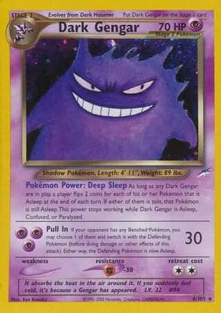 Dark Gengar (6/105) [Neo Destiny Unlimited] Pokemon Single Pokémon  | Multizone: Comics And Games