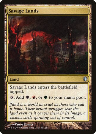 Savage Lands [Commander 2013] MTG Single Magic: The Gathering  | Multizone: Comics And Games