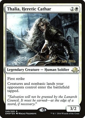 Thalia, Heretic Cathar [Eldritch Moon Promos] MTG Single Magic: The Gathering  | Multizone: Comics And Games