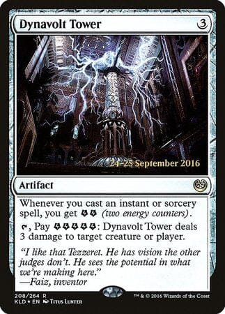 Dynavolt Tower [Kaladesh Promos] MTG Single Magic: The Gathering  | Multizone: Comics And Games