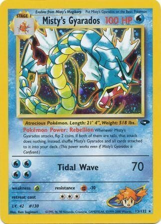 Misty's Gyarados (13/132) [Gym Challenge Unlimited] Pokemon Single Pokémon  | Multizone: Comics And Games