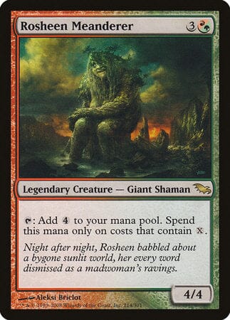 Rosheen Meanderer [Shadowmoor] MTG Single Magic: The Gathering  | Multizone: Comics And Games