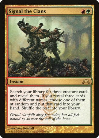 Signal the Clans [Gatecrash] MTG Single Magic: The Gathering  | Multizone: Comics And Games