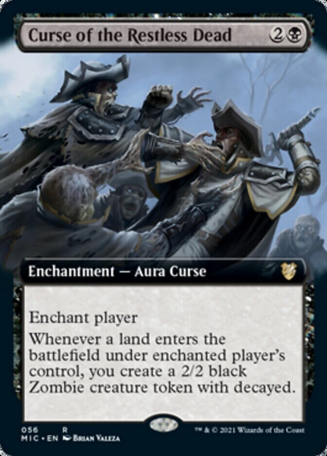 Curse of the Restless Dead (Extended) [Innistrad: Midnight Hunt Commander] MTG Single Magic: The Gathering  | Multizone: Comics And Games