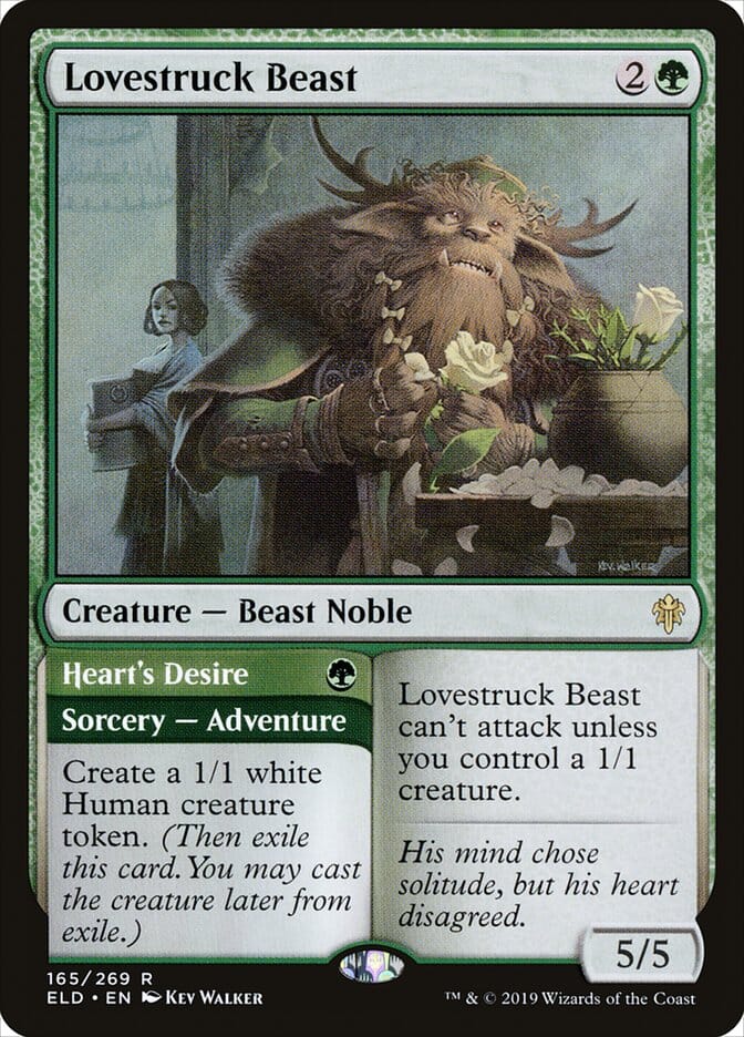 Lovestruck Beast // Heart's Desire [Throne of Eldraine] MTG Single Magic: The Gathering  | Multizone: Comics And Games