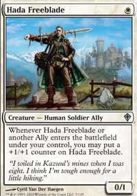 Hada Freeblade [Worldwake] MTG Single Magic: The Gathering  | Multizone: Comics And Games