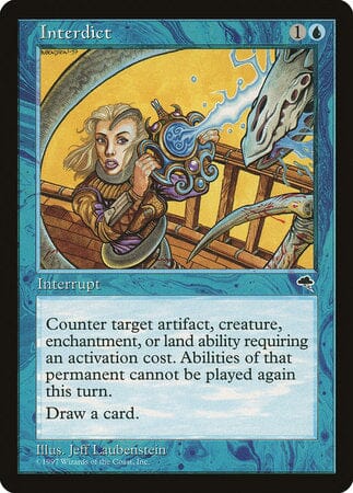 Interdict [Tempest] MTG Single Magic: The Gathering  | Multizone: Comics And Games