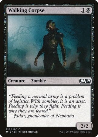 Walking Corpse [Core Set 2019] MTG Single Magic: The Gathering  | Multizone: Comics And Games