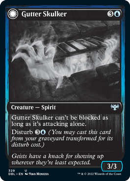 Gutter Skulker // Gutter Shortcut [Innistrad: Double Feature] MTG Single Magic: The Gathering  | Multizone: Comics And Games