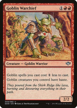 Goblin Warchief [Duel Decks: Speed vs. Cunning] MTG Single Magic: The Gathering  | Multizone: Comics And Games