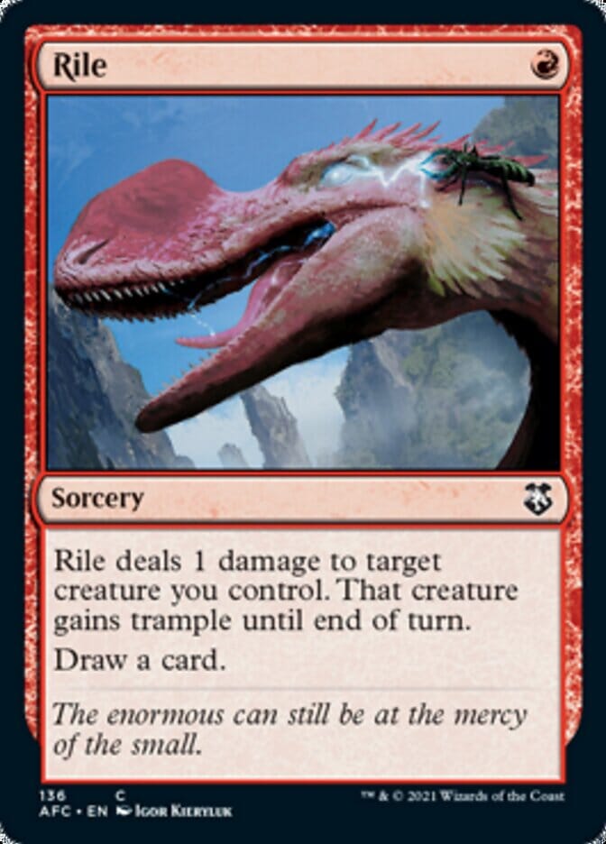 Rile [Dungeons & Dragons: Adventures in the Forgotten Realms Commander] MTG Single Magic: The Gathering  | Multizone: Comics And Games