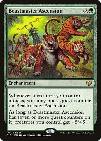 Beastmaster Ascension [Commander 2015] MTG Single Magic: The Gathering  | Multizone: Comics And Games
