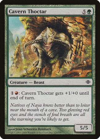 Cavern Thoctar [Shards of Alara] MTG Single Magic: The Gathering  | Multizone: Comics And Games