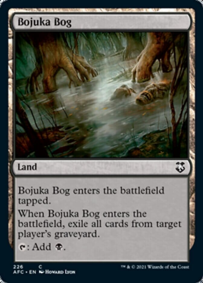 Bojuka Bog [Dungeons & Dragons: Adventures in the Forgotten Realms Commander] MTG Single Magic: The Gathering  | Multizone: Comics And Games