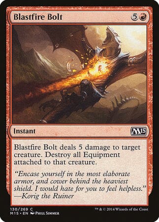 Blastfire Bolt [Magic 2015] MTG Single Magic: The Gathering  | Multizone: Comics And Games