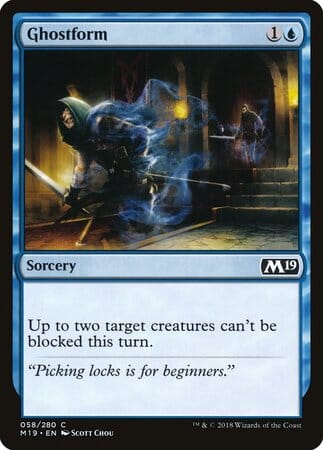 Ghostform [Core Set 2019] MTG Single Magic: The Gathering  | Multizone: Comics And Games