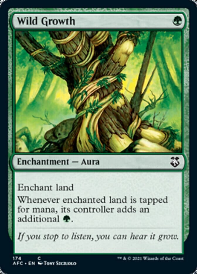 Wild Growth [Dungeons & Dragons: Adventures in the Forgotten Realms Commander] MTG Single Magic: The Gathering  | Multizone: Comics And Games