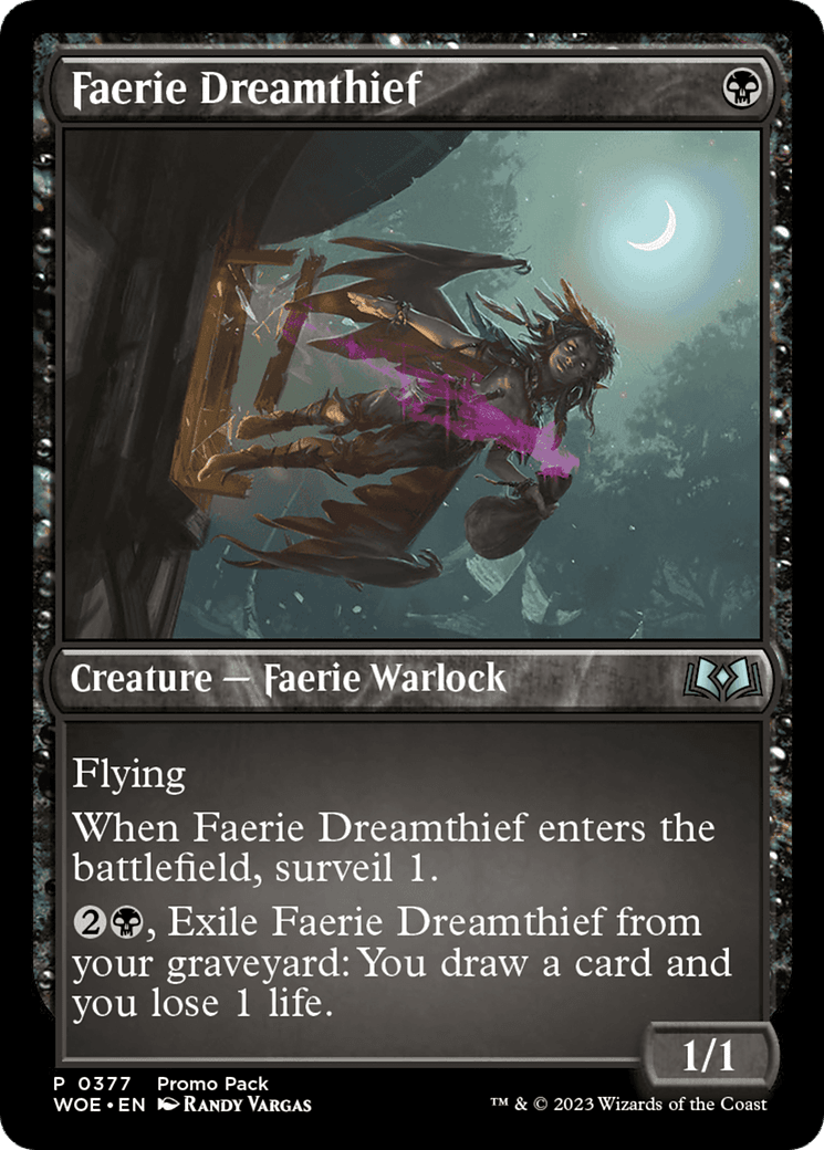 Faerie Dreamthief (Promo Pack) [Wilds of Eldraine Promos] | Multizone: Comics And Games