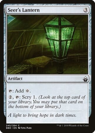 Seer's Lantern [Battlebond] MTG Single Magic: The Gathering  | Multizone: Comics And Games