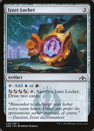 Izzet Locket [Guilds of Ravnica] MTG Single Magic: The Gathering  | Multizone: Comics And Games