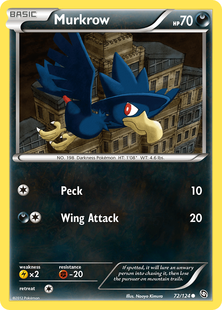 Murkrow (72/124) [Black & White: Dragons Exalted] Pokemon Single Pokémon  | Multizone: Comics And Games
