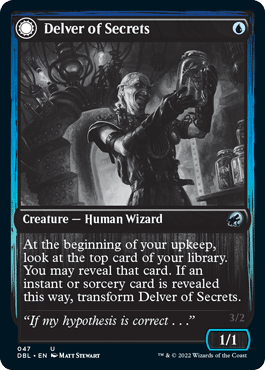 Delver of Secrets // Insectile Aberration [Innistrad: Double Feature] MTG Single Magic: The Gathering  | Multizone: Comics And Games