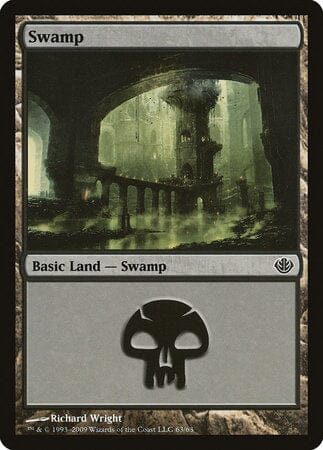 Swamp (63) [Duel Decks: Garruk vs. Liliana] MTG Single Magic: The Gathering  | Multizone: Comics And Games