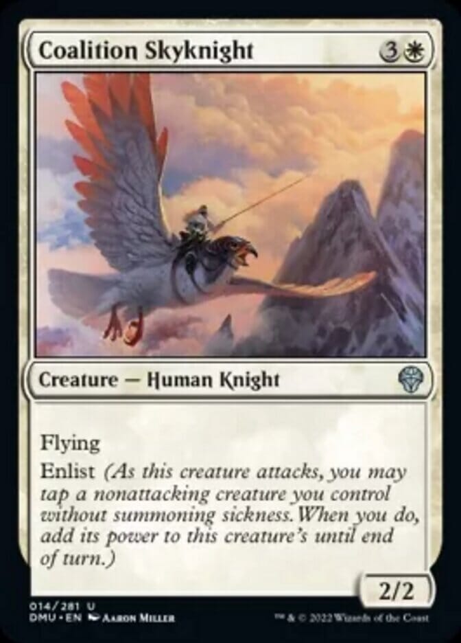 Coalition Skyknight [Dominaria United] MTG Single Magic: The Gathering  | Multizone: Comics And Games