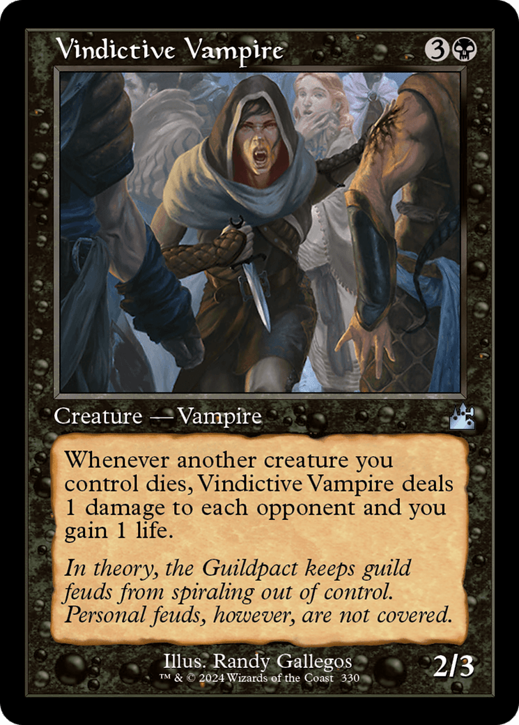 Vindictive Vampire (Retro Frame) [Ravnica Remastered] MTG Single Magic: The Gathering  | Multizone: Comics And Games