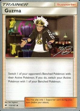 Guzma (115/147) (Ice Path FTW - Zachary Bokhari) [World Championships 2017] Pokemon Single Pokémon  | Multizone: Comics And Games