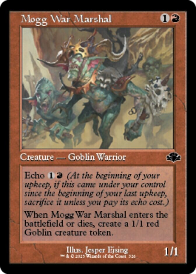 Mogg War Marshal (Retro) [Dominaria Remastered] MTG Single Magic: The Gathering  | Multizone: Comics And Games